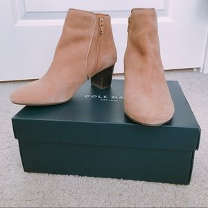 H&M premium suede booties